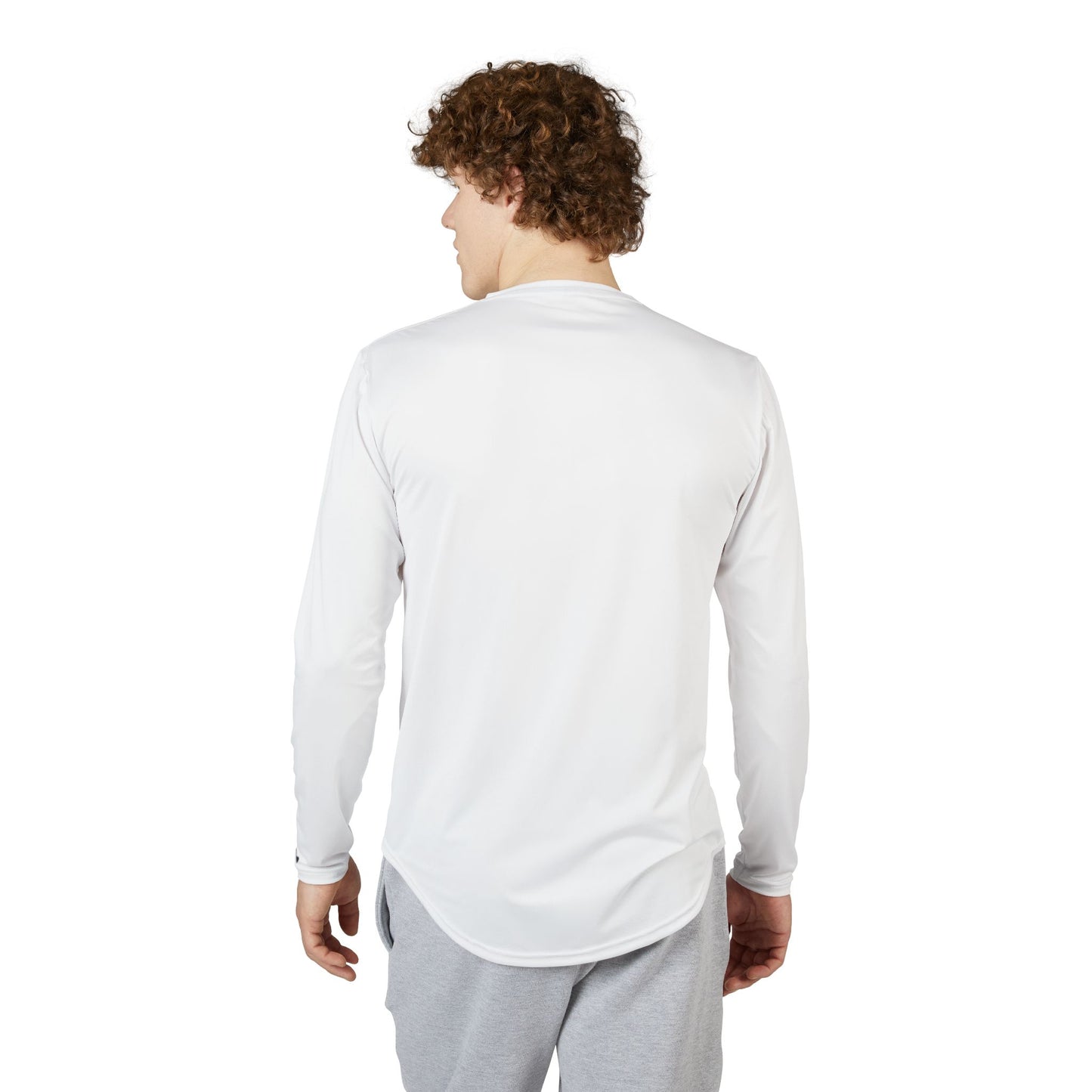 White Bold Long Sleeve Shirt